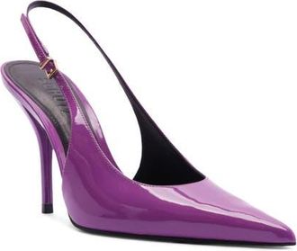 Schutz Liora Slingback Pointed Toe Pump in Viola at Nordstrom, Size 6.5