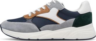 Tamaris Lage sneaker - Heren - Sneakers - Veelkleurig - 43 EU - Leer - Schoenen