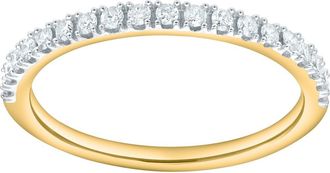 LuvMyJewelry Lunessa 14K Diamond Band - 0.20 ct in 14K Yellow Gold at Nordstrom, Size 7.5