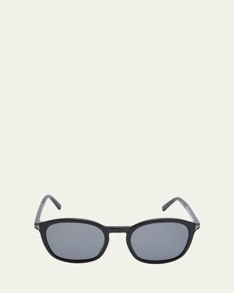 Tom Ford Mens Jayson Square Polarized Sunglasses