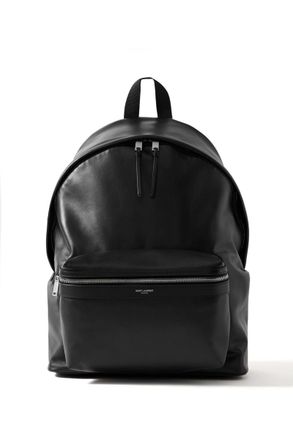 Saint Laurent City Leather Backpack
