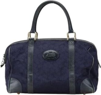 Celine Pre-owned Handbags, female, Blue, Size: ONE SIZE Pre-owned Canvas celine-bags