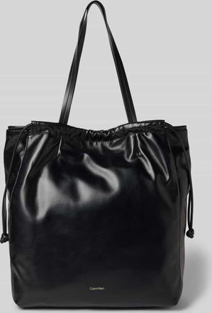Calvin Klein Tote Bag mit Label-Detail in Black, Größe 1
