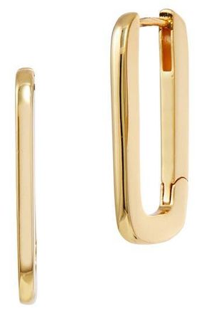 Savvy Cie Jewels Link Hoop Earrings in Yellow at Nordstrom Rack