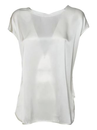 SOLOTRE Top met striksluiting - Wit