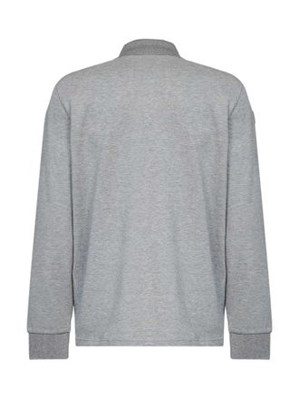 Moncler Cotton Piqu&eacute; Polo Shirt - Grey