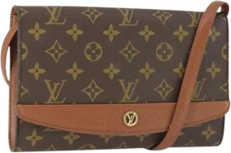 Louis Vuitton Pre-owned Vintage Cross Body Tas - Dames - Vintage Schoudertas - Bruin - ONE Size - Vintage