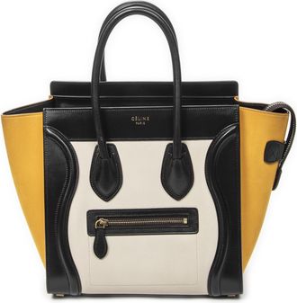 Celine Pre-owned Womens Micro Luggage Handbag - Black - One Size