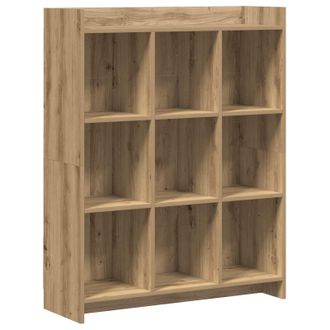 vidaXL Estanter&iacute;a 9 Niveles 87,5 X 30 X 111 Cm Madera De Ingenier&iacute;a Vidaxl