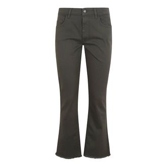 Fay Boot-cut Jeans, female, Green, Size: W26 Five-Pocket Jeans