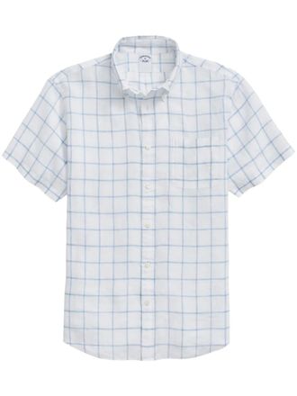 Brooks Brothers Overhemd met print - Wit