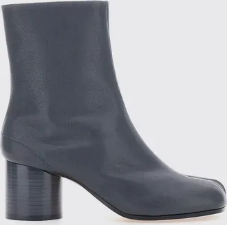 Maison Margiela Stivaletti Tabi in pelle di agnello con tacco cilindrico