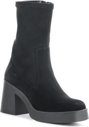 Bos. & Co. Vivica Bootie in Black Suede/Top at Nordstrom Rack, Size 10-10.5Us / 41Eu