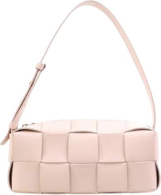 Bottega Veneta Pre-owned Vintage Schoudertas - Dames - Vintage Schoudertas - Roze - ONE Size - Leer - Vintage