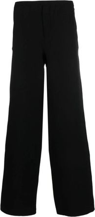 Ferragamo Wijde Pijpen Broek - Heren - Wijde Broeken - Zwart - S - Broeken