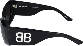 Balenciaga Womens Bb0394s Sunglasses Black Acetate