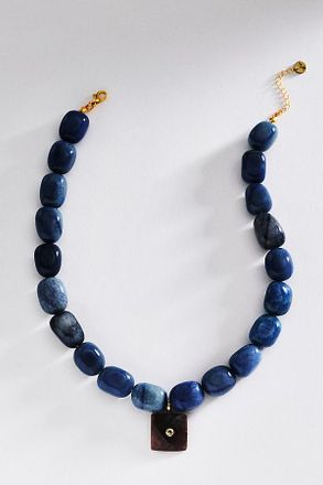 Maison Irem Beaded Stone Necklace