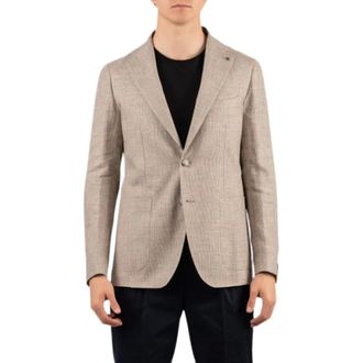 Tagliatore Heren, Jassen, Beige, Maat: XL Katoen