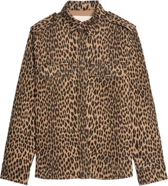 Zadig&Voltaire Leopard-print Button-fastening Shirt