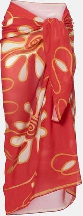 Cala de la Cruz Luana printed beach cover-up