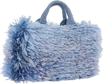Prada Pre-owned Handbags, female, Blue, Size: ONE SIZE Pre-owned Vintage Handbag