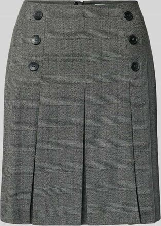 More & More More & More Minirock mit Glencheck-Muster in Anthrazit, Größe 34