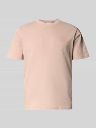 Jack & Jones T-Shirt mit Label-Print Modell FELIX in Altrosa, Gr&ouml;&szlig;e XXL