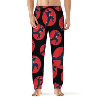 Generic Karate Mens Pajama Pants Soft Sleep Lounge Comfy Bottoms Long Pj Pant Sleepwear XL