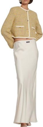 Miu Miu Mustard Tweed Jacket Size 40