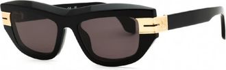 Palm Angels Unisex Black Cat Eye Sunglasses PERI10ECLAIRE 1007