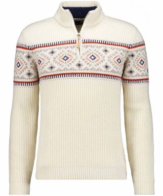 Ragman Rundhalspullover RAGMAN, Herren, Gr. 52, ecru, 008, 80% Wool 20% Nylon, Pullover Rundhalspullover