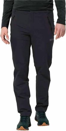 Jack Wolfskin Glastal Straight Winter Pants In Black
