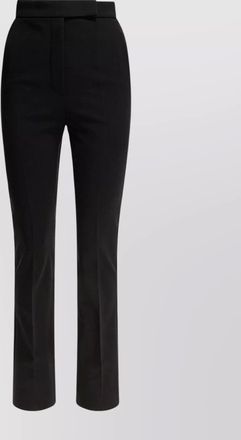 Max Mara tailored fit trousers buttoned pockets belt loops