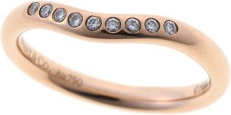 Tiffany & Co. Pink Gold Clear Pink Gold (18K) Band Ring (Pre-Owned)