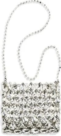 Self Portrait Silver Polyester Shoulder Womens Bag