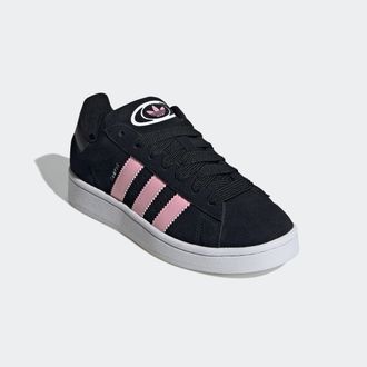 adidas Sneaker ADIDAS ORIGINALS CAMPUS 00S, Damen, Gr. 38,5, schwarz (core schwarz, cloud wei&szlig;, true pink), Leder, Synthetik, Schuhe Sneaker