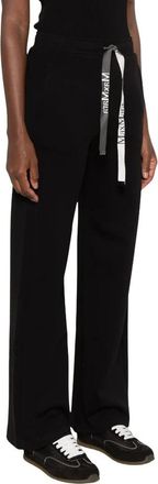 Max Mara Broeken, Dames, Zwart, S, Katoen, Smmbali Wijde Broek