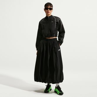 Nike Womens Nike Sportswear Windrunner Skirt in Black | IM7450-011