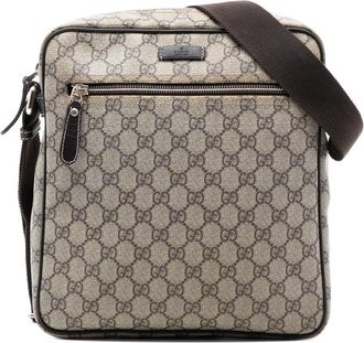 Gucci Pre-owned Gucci GG Supreme Crossbody Unisex 201448 204990