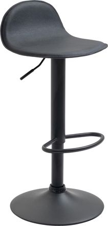 Clp Taburete De Bar Lana V2 En Simil Cuero Negro Negro
