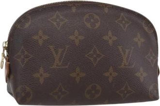 Louis Vuitton Pre-owned Clutches, female, Brown, Size: ONE SIZE Pre-owned Canvas Clutch