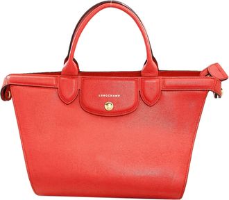Longchamp Leather Handbag (Pre-Owned)