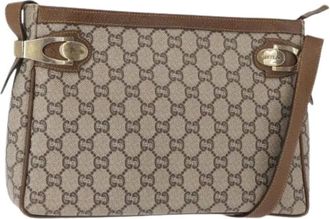 Gucci Pre-owned Cross Body Bags, female, Beige, Size: ONE SIZE Pre-owned Cross Body Bag