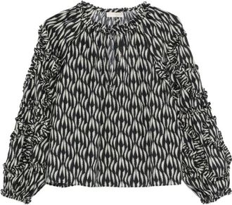 Ulla Johnson Azrou blouse - women - Cotton/Viscose - 4 - Black
