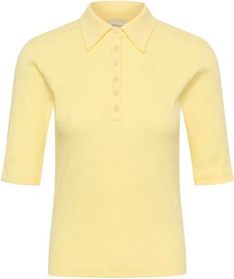Gestuz Gzdrew Polo Top - Tops - Mujer - Amarillo - 2XS