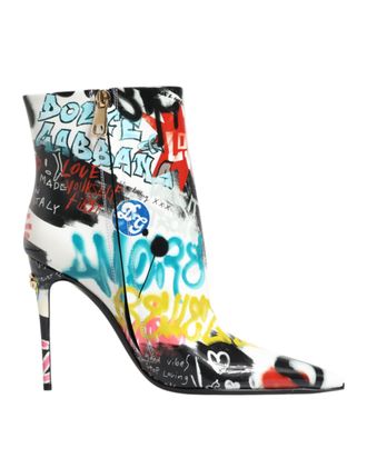 Dolce & Gabbana Graffiti-print enkelboots Dg Style