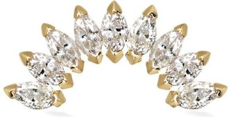 Lark & Berry 14kt yellow gold Stately diamond earring - women - Lab Grown Diamond/14kt Yellow Gold - One Size