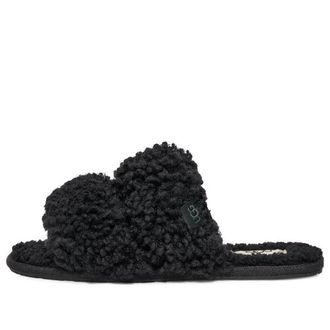 UGG (WMNS) UGG Maxi Curly Scuffetta Black 1130837-BLK