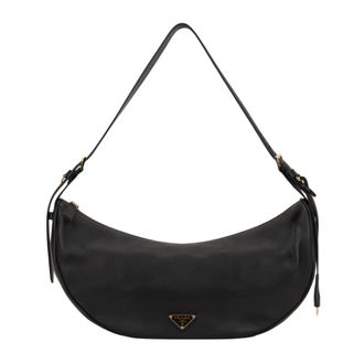 Prada Shoulder Bags, female, Black, Size: ONE SIZE Shoulder Bags