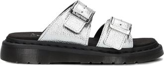 Dr. Martens Zilveren Josef Sandalen - Dames - Sandalen - Grijs - 36 EU - Leer - Schoenen